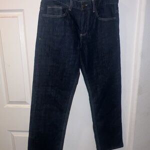Armani Exchange Men's Jeans - Size 32 Regular, Dark Wash